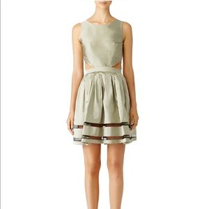 Allison Parris Green Zachary Cut Out Dress Size 12